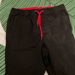 LRG Joggers - Red x Black